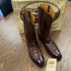 Lucchese Boots Burn Ranch